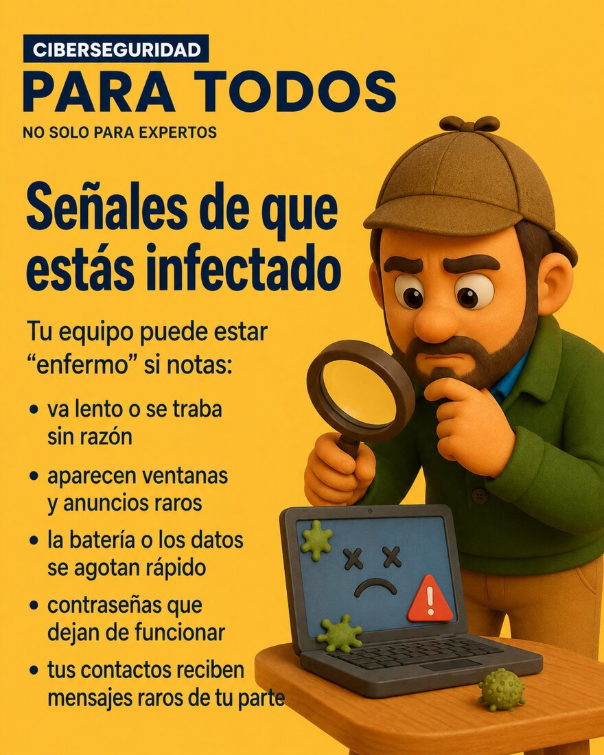 Señales de que estás infectado