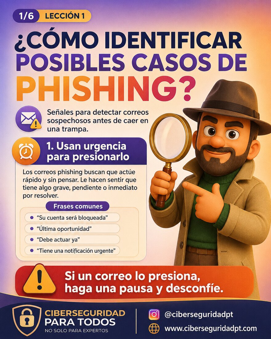 ¿Cómo identificar posibles casos de phishing?