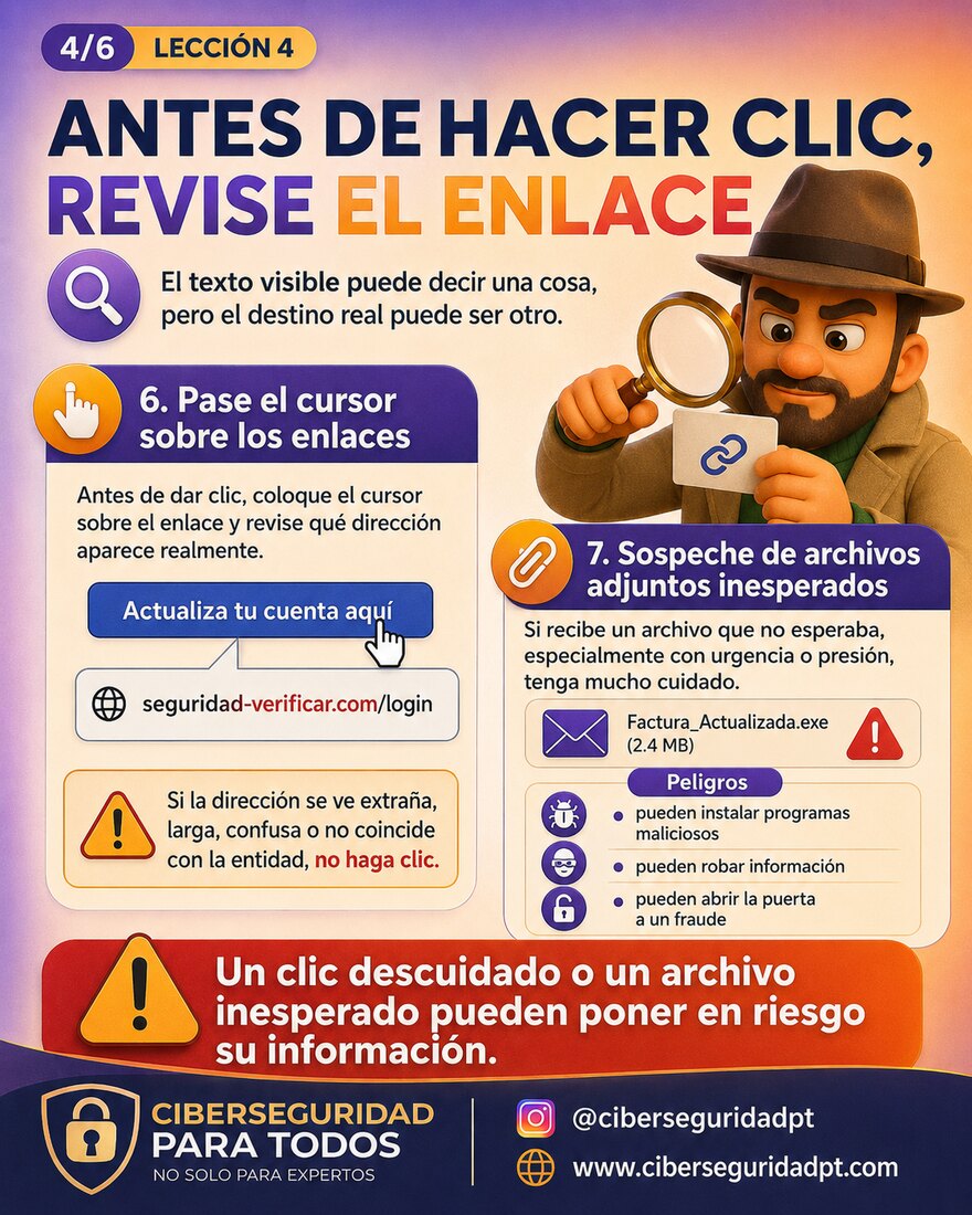 Antes de hacer clic, revisa el enlace