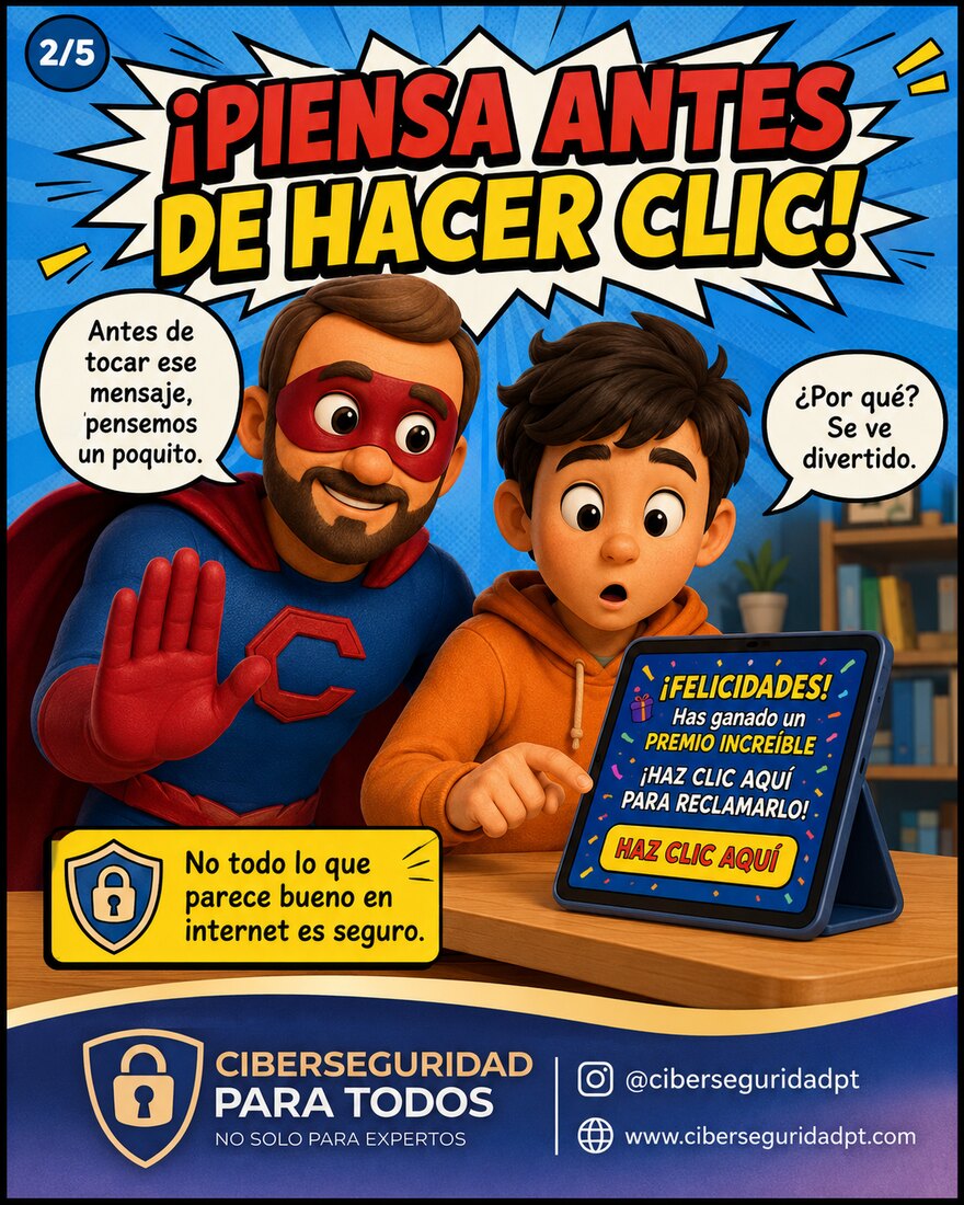 Viñeta 2: piensa antes de hacer clic