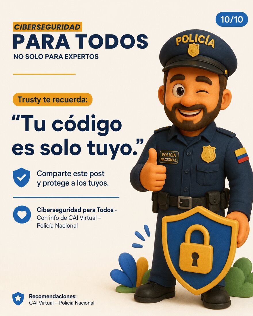 El código es solo tuyo