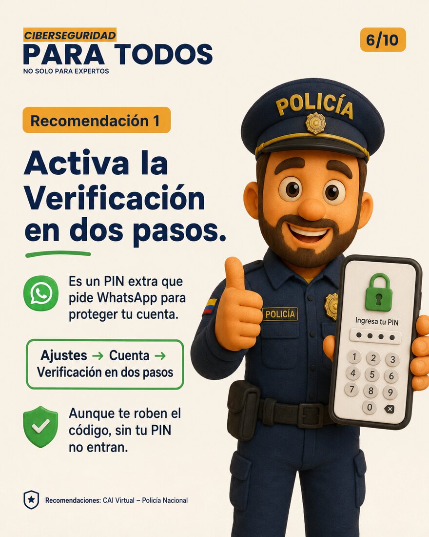 Activa la verificación en dos pasos