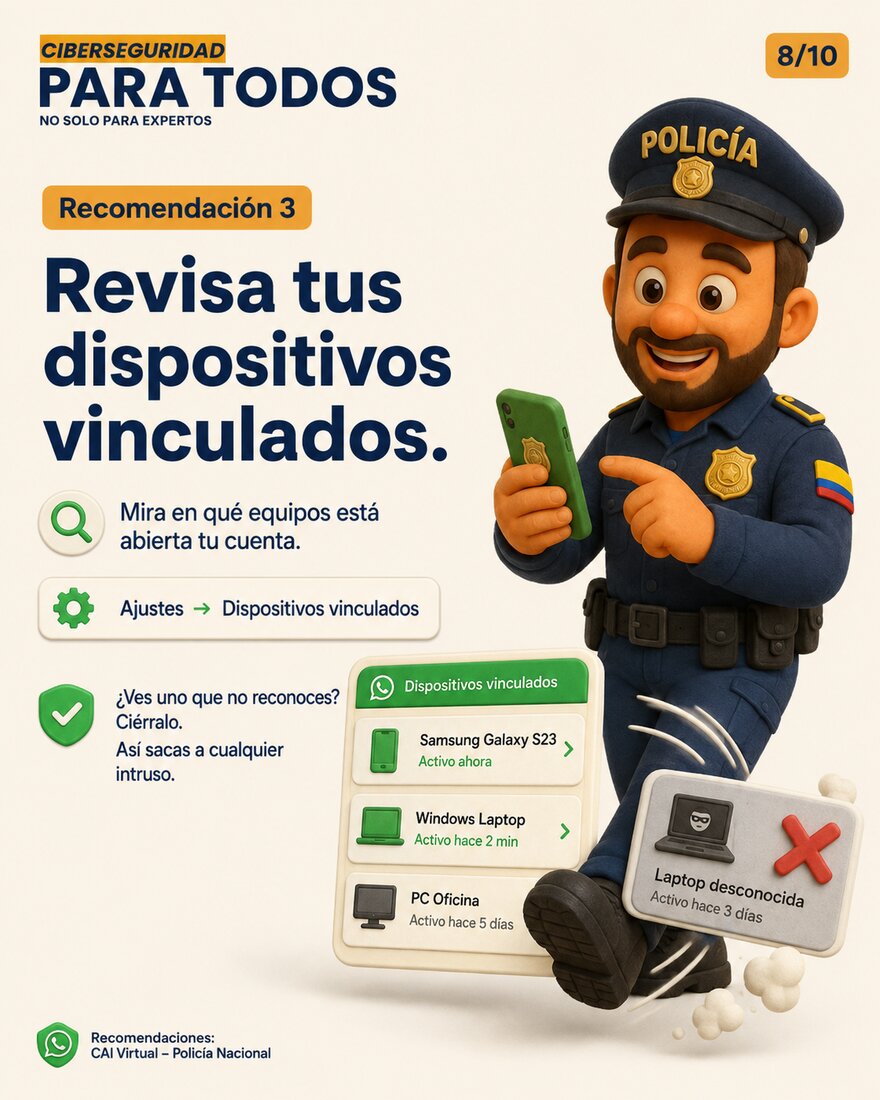 Revisa tus dispositivos vinculados